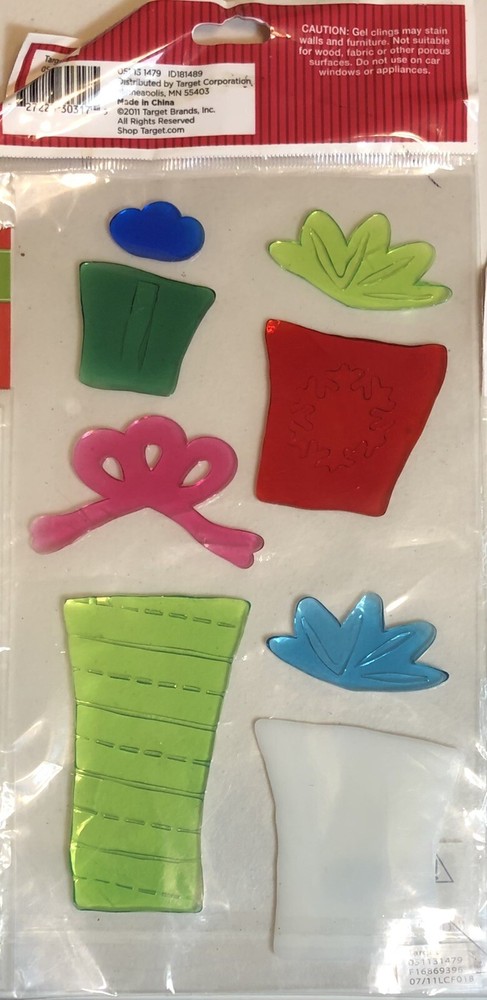 Christmas, Etc., Window Gels