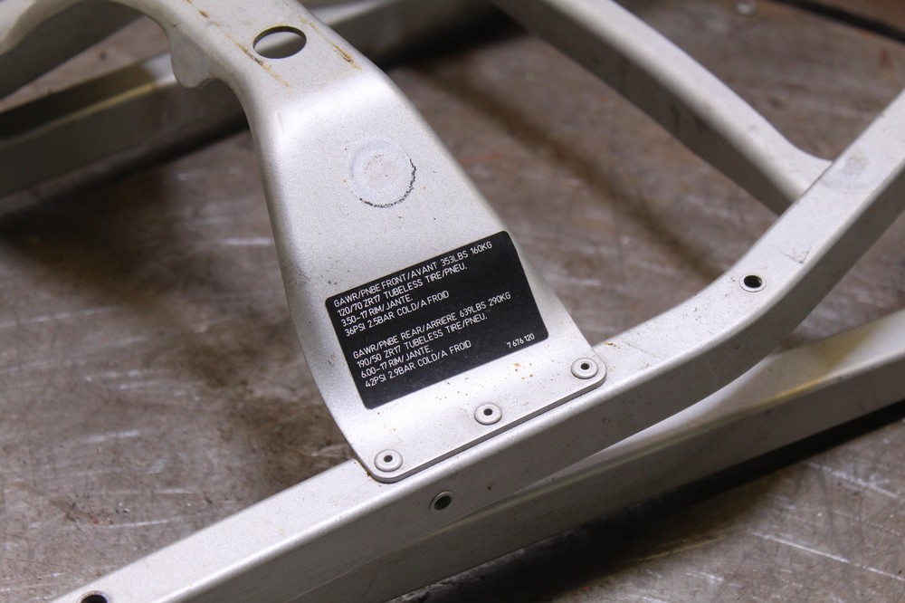 2005 Bmw K1200s Rear Subframe Sub Frame Straight