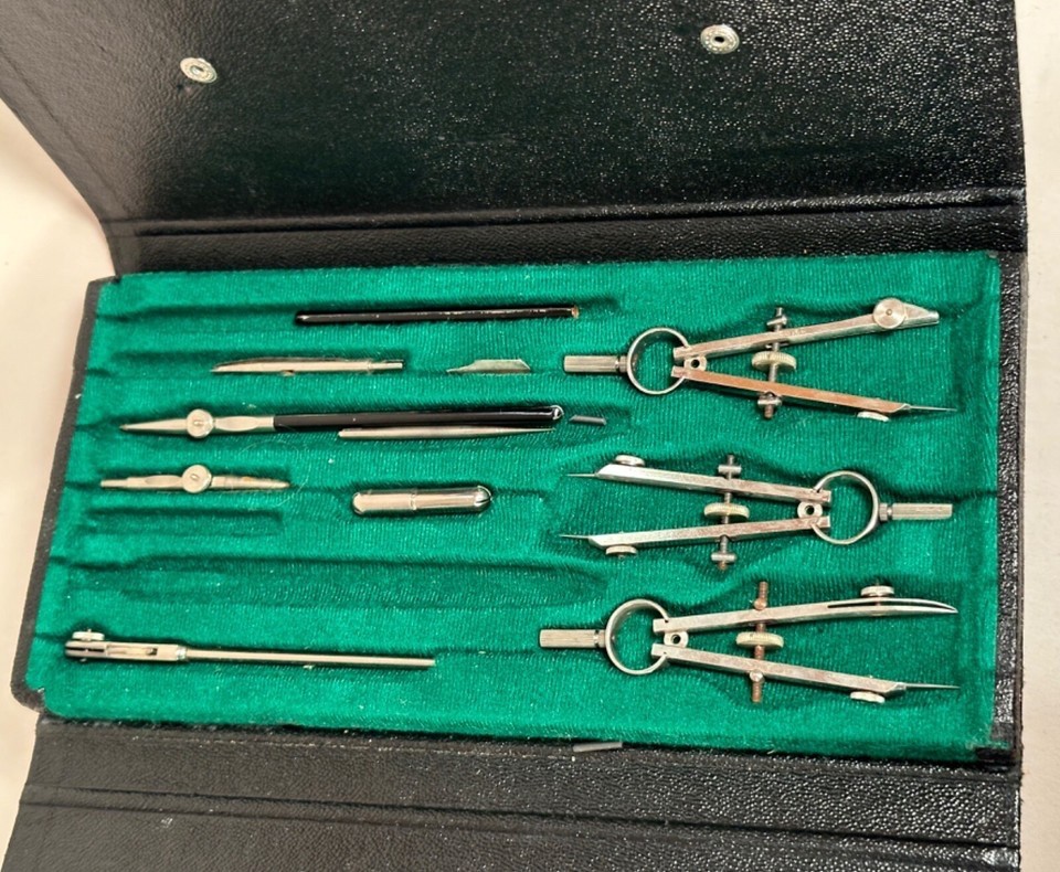 Drafting Tool Lot, Compasses +