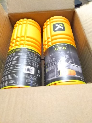 TRIGGERPOINT Grid Travel Orange Release Massage Foam Roller Circulation Density2