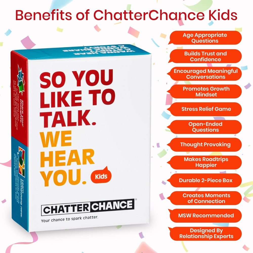 ChatterChance Conversation Starter for Kids