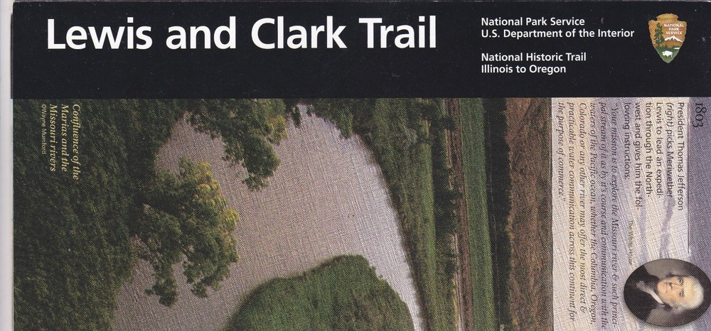 2002 Lewis and Clark Trail Map and Guide Brochure