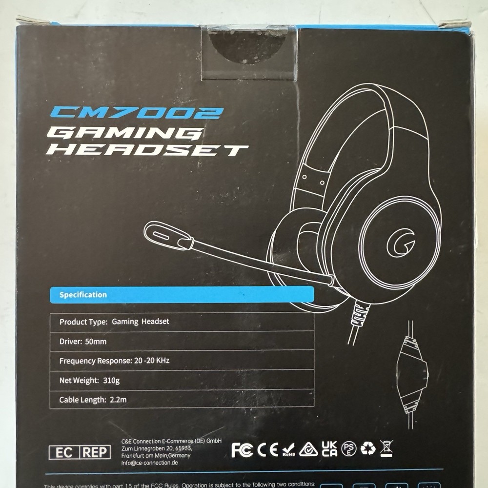 Gaming Headset CM7002 Black