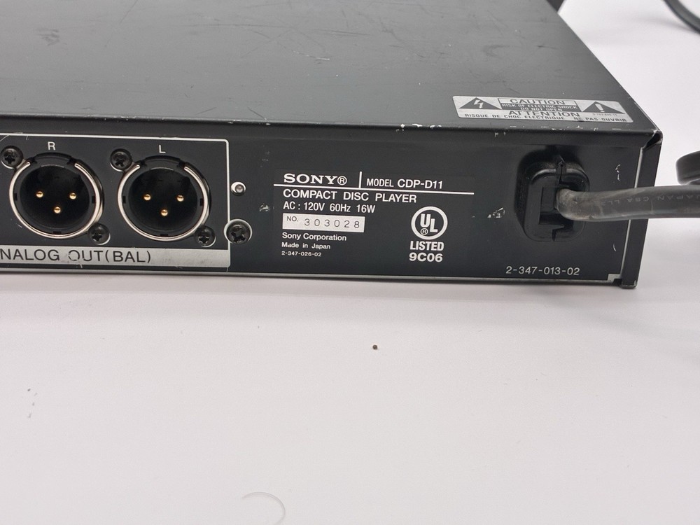 Sony CDP-D11 Compact Disc Player – Partial Tested