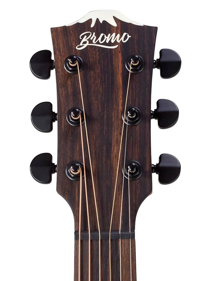 BROMO Guitar Fully Solid Rocky Mountain Series Cut + Pickup + Display Bag