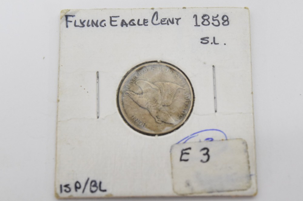 1858 flying eagle cent s/l 14676
