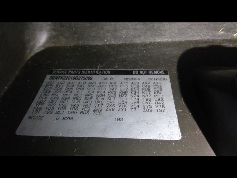 AVALNCH15 2009 Headrest 303455