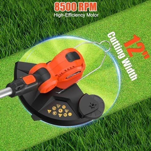Weed Wacker Compatible with Milwaukee 18V Batteries, INCH Cordless String Tri