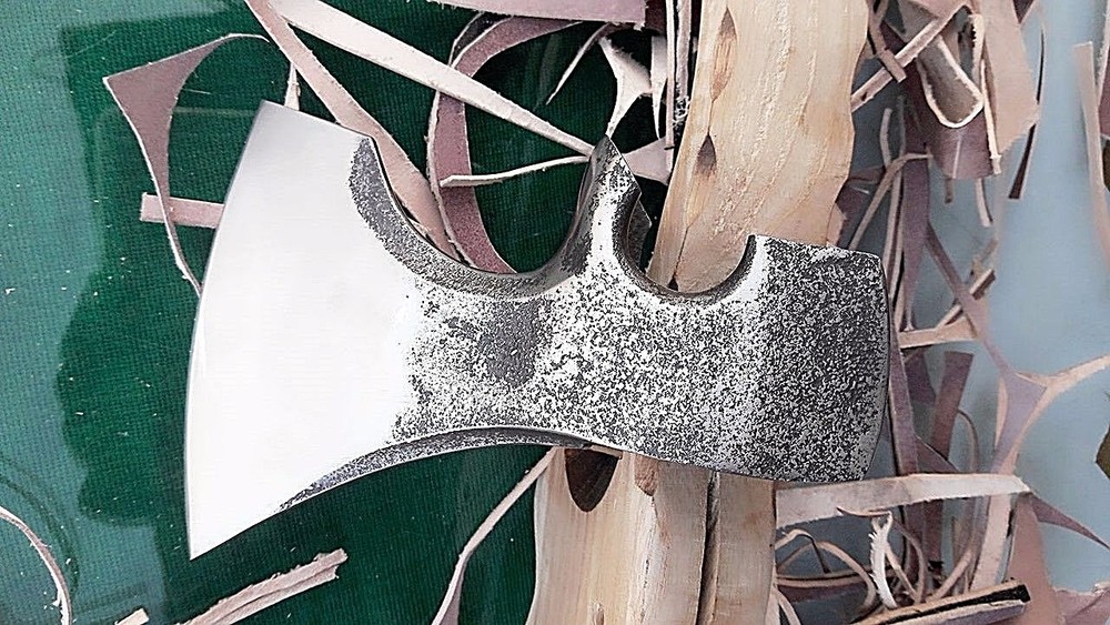 MDM ANTIQUE BEARDED TOMAHAWK VIKING HATCHED AXE COMBAT AXE HEAD  - RAZOR SHARP