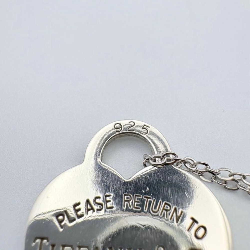 Tiffany & Co. Heart-shaped 925 Silver Necklace