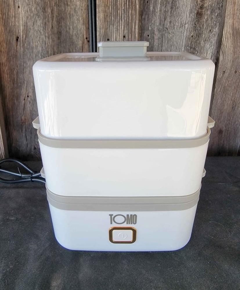 Tomo Egg Steamer 12-Egg Capacity - Compact Egg Cooker