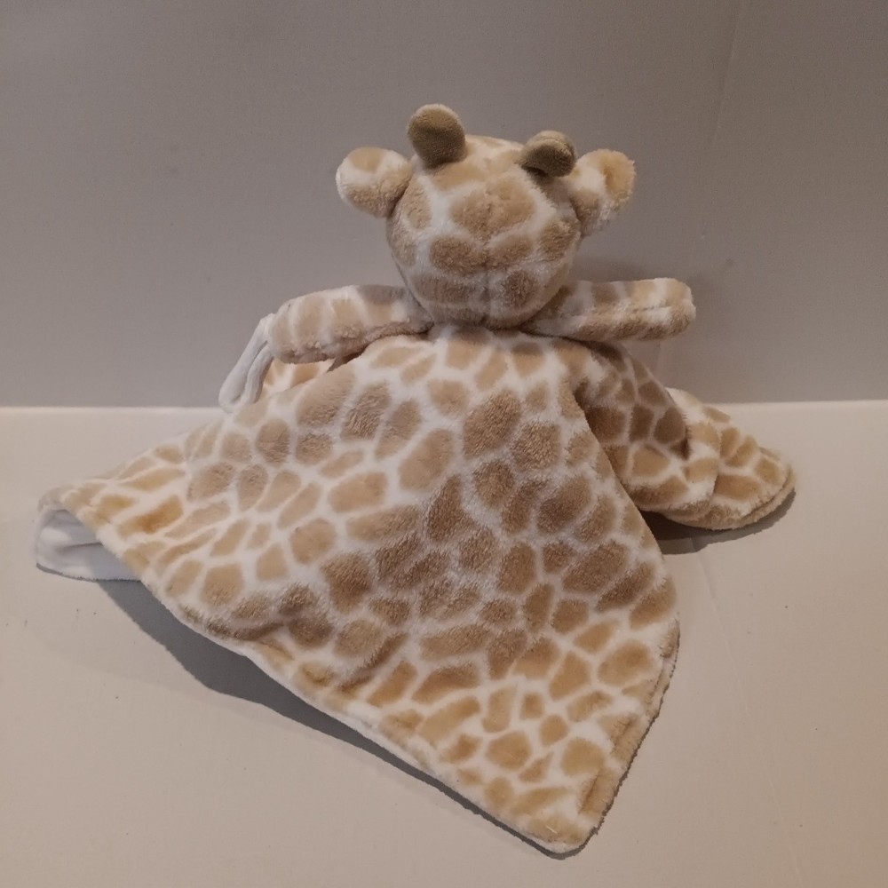 Carters Giraffe Cuddle Plush Security Blanket-Lovey-Pacifier Loop-Unisex-2021