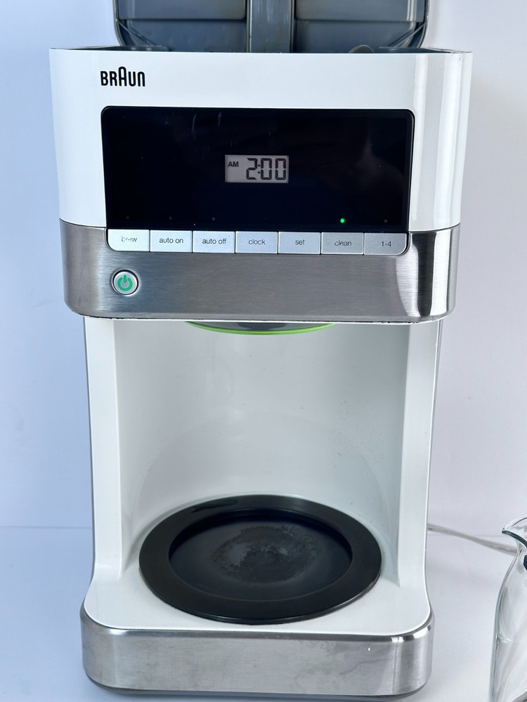 Braun 12 Cup Programmable Coffee Maker BrewSense Drip Coffee Machine Stainless