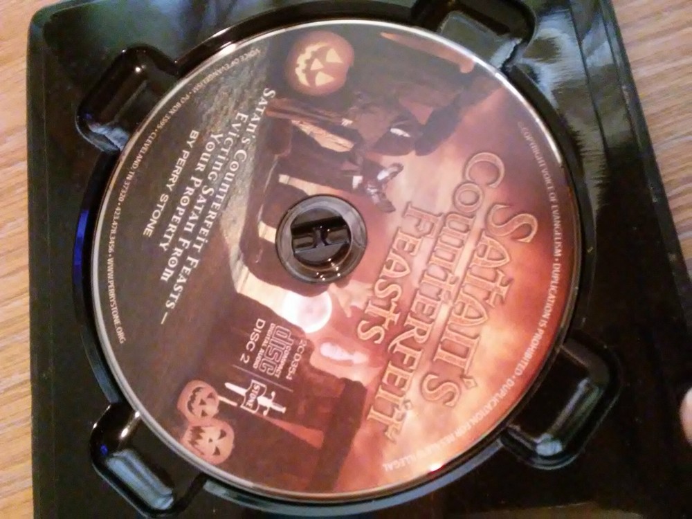 PERRY STONE CD Set Satan's Counterfeit Feasts 2 Discs
