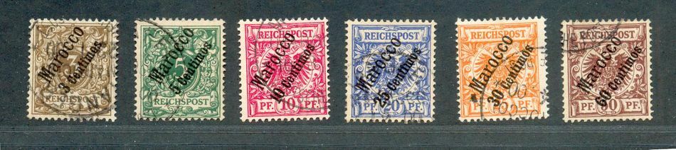 Morocco 1/6 Set embossed 120EUR (G2551