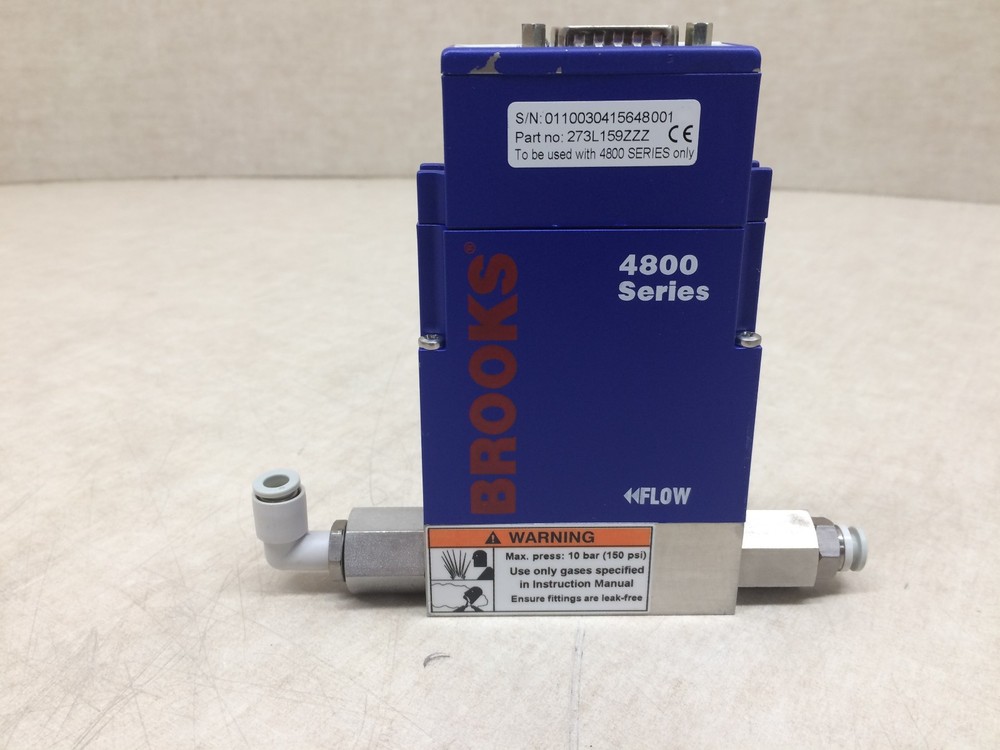 Brooks Instrument Air Mass Flow Sensor Controller 4800 Series 0-10 SLPM