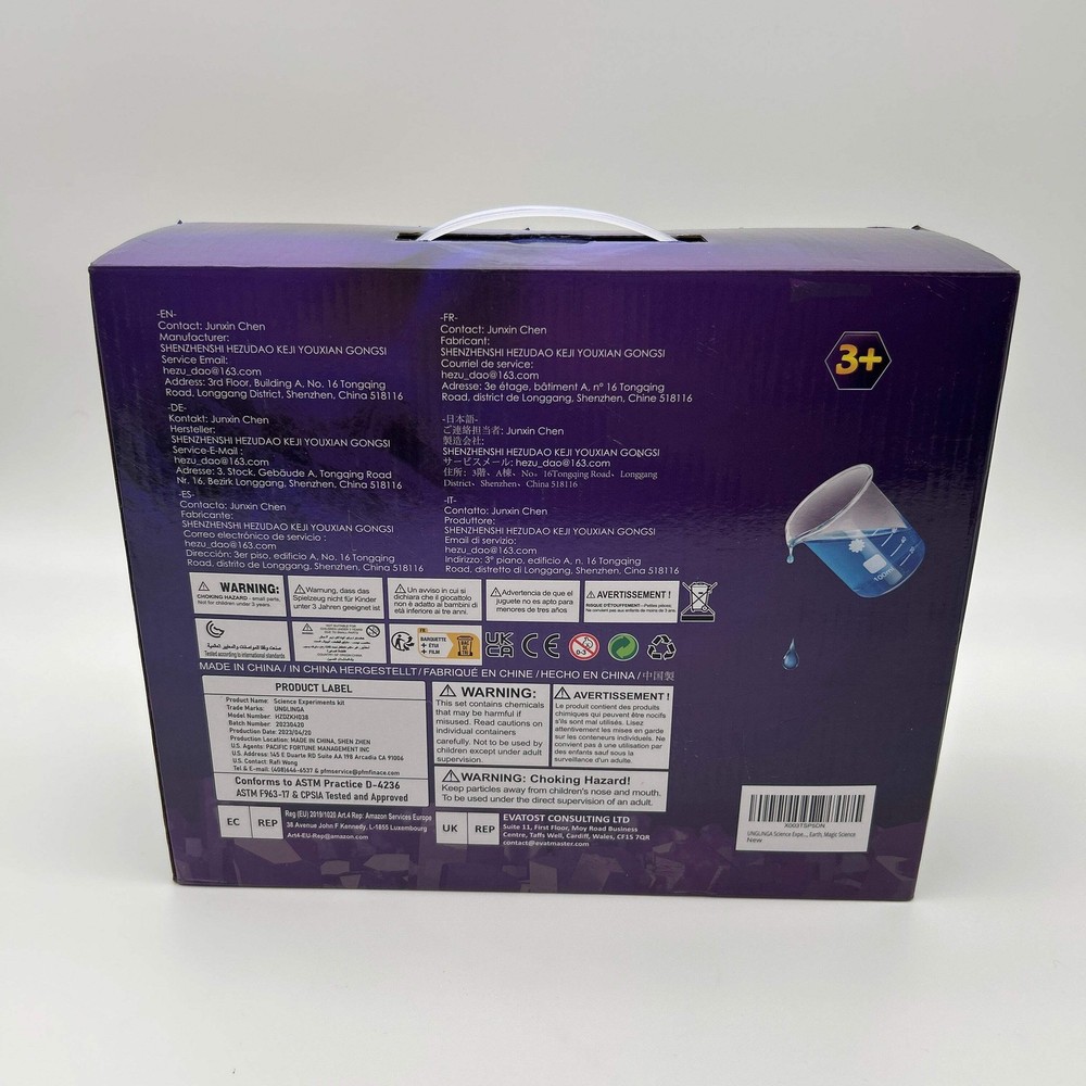 UNGLINGA Science Experiments Kit Purple New In Box