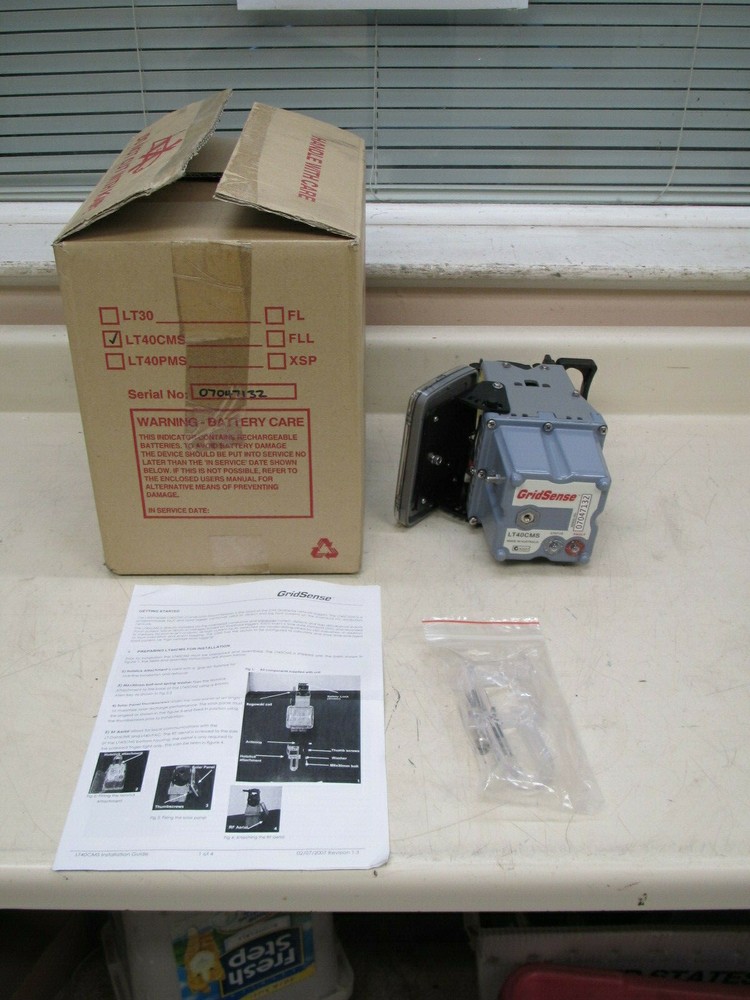 Gridsense LT40CMS Line Tracker Distribution Load Logger & Fault Recorder New