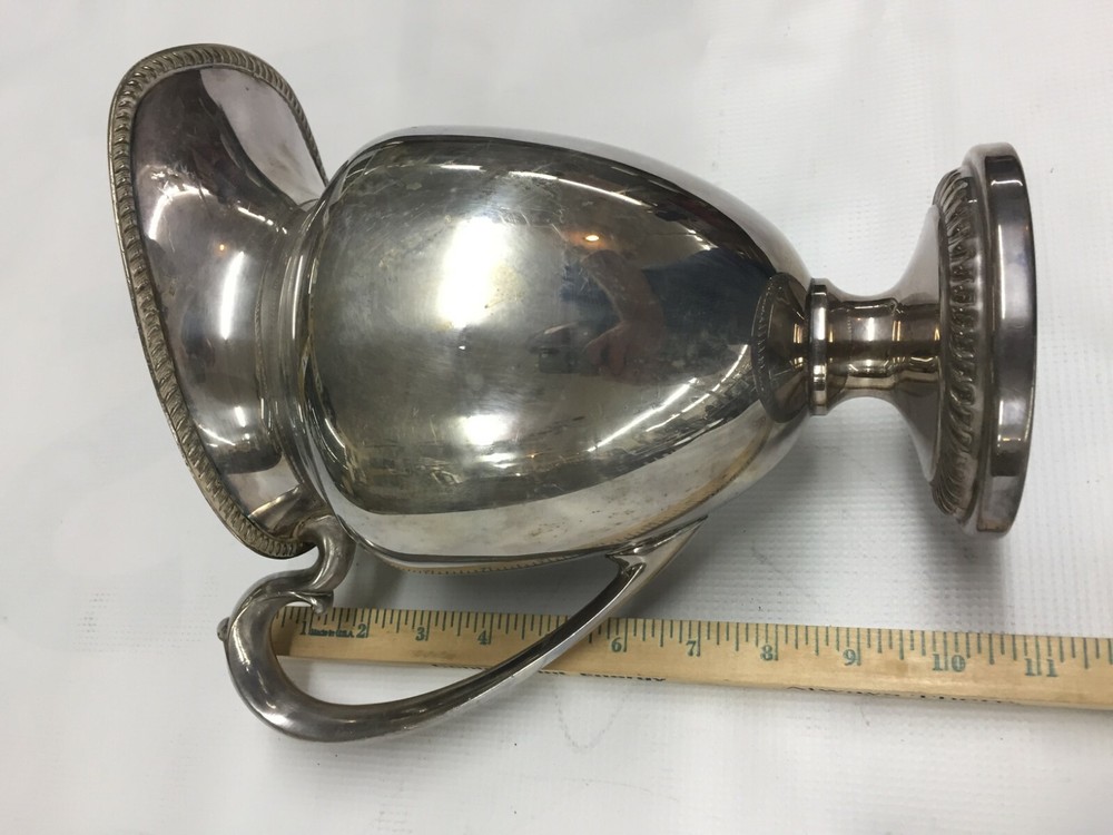 Antique Amston Fine Silver Plate Pitcher