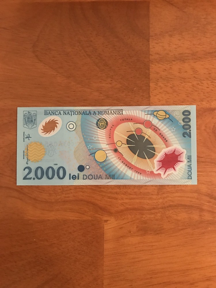 Romania 2000 Lei 1999 Commemorative P-111 UNC
