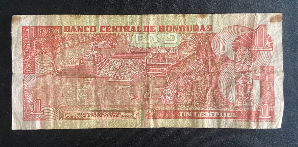 Honduras Set, 1-10 Lempira, 2001 circulated 5 Note Set
