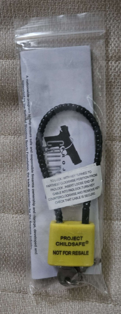 Ruger Cable Safety Lock for Firearms