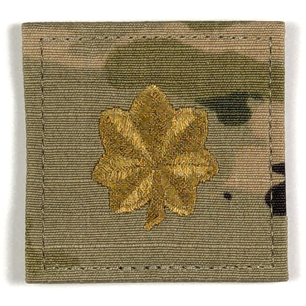 Major (MAJ) OCP Rank Patch, Hook Fastener, Army Combat Uniform (ACU)