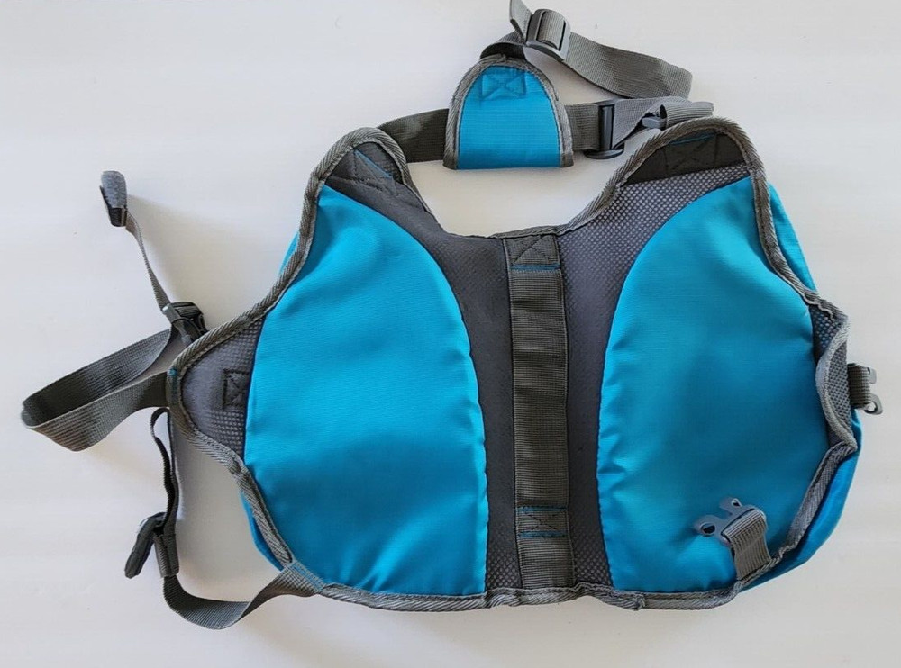 Outward Hound Quick Release Dog Backpack Size Medium Blue Hiking Day Pack NWOT