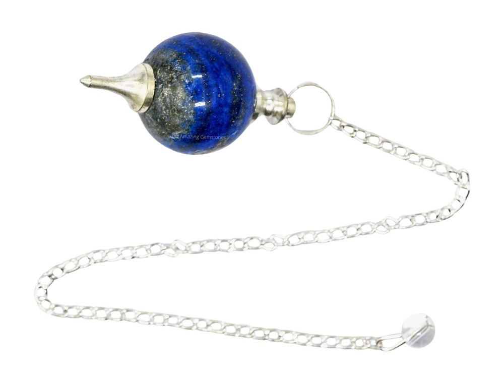 Lapis Lazuli Dowsing Crystal Ball Pendulum