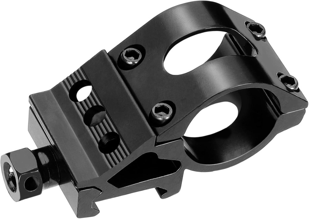 Lightweight Anodized Aluminum Offset Flashlight Mount for Versatile Applications