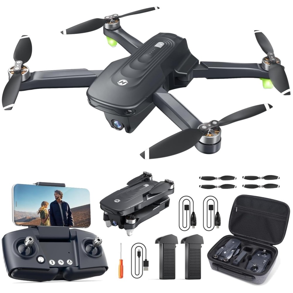 Compact GPS Drone with 4K Camera, Auto Return, 46 Min Flight