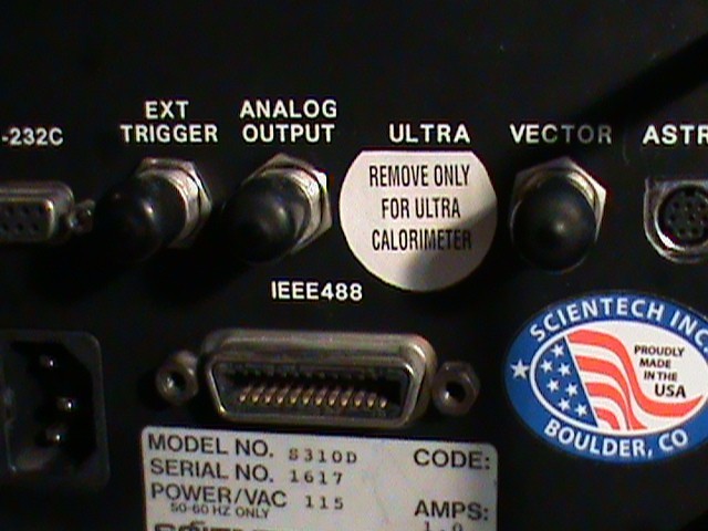 Scientech S310D Laser Power Meter W/AC25HD SENSOR