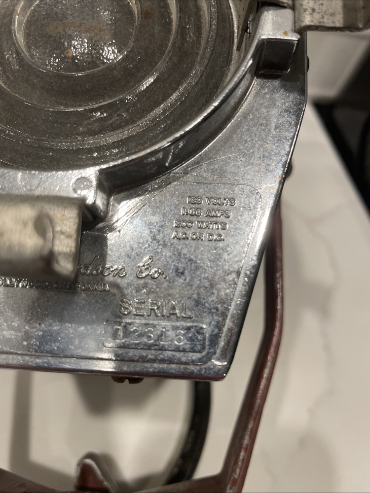 Mole Richardson 200watt Mini-Mole Type #2801 AKA Inkie 