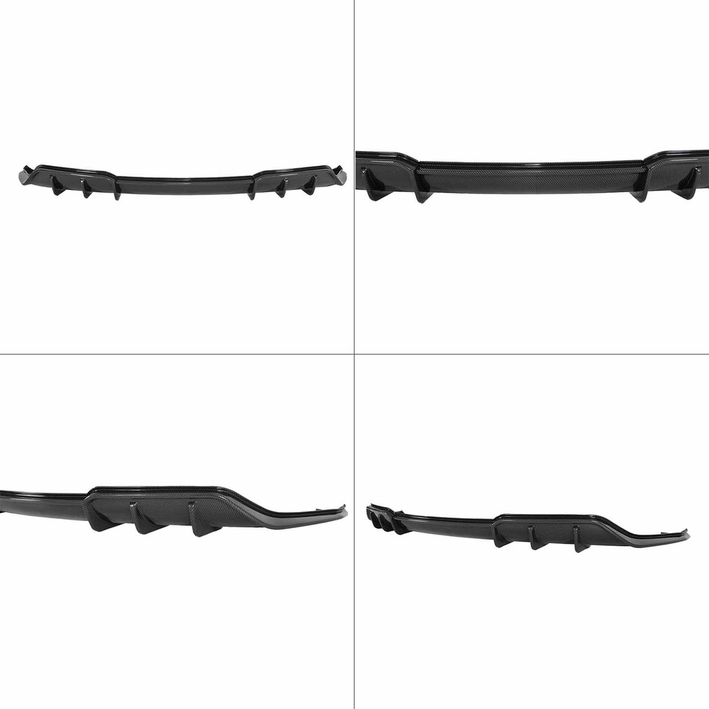 Rear Bumper Diffuser Tesla Model 3 2017-2023 Carbon Fiber Painted