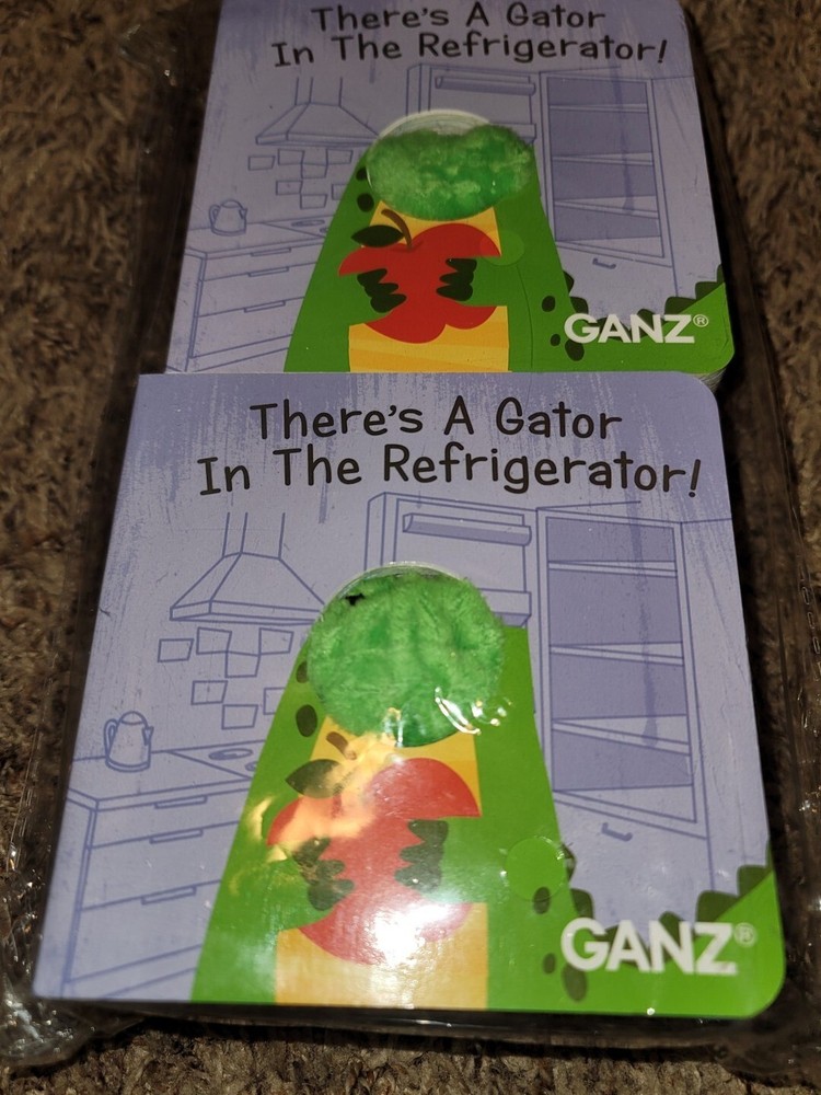 Ganz Alligator finger puppet book