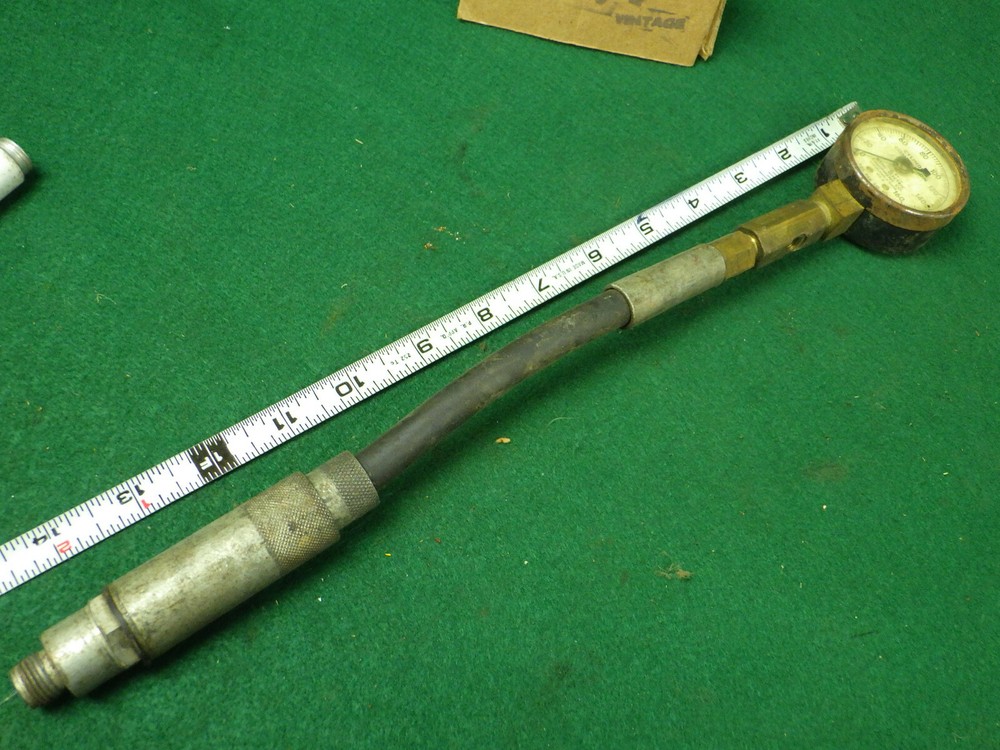 Vintage King Electric compression tester Model 54-23 1940s 50s