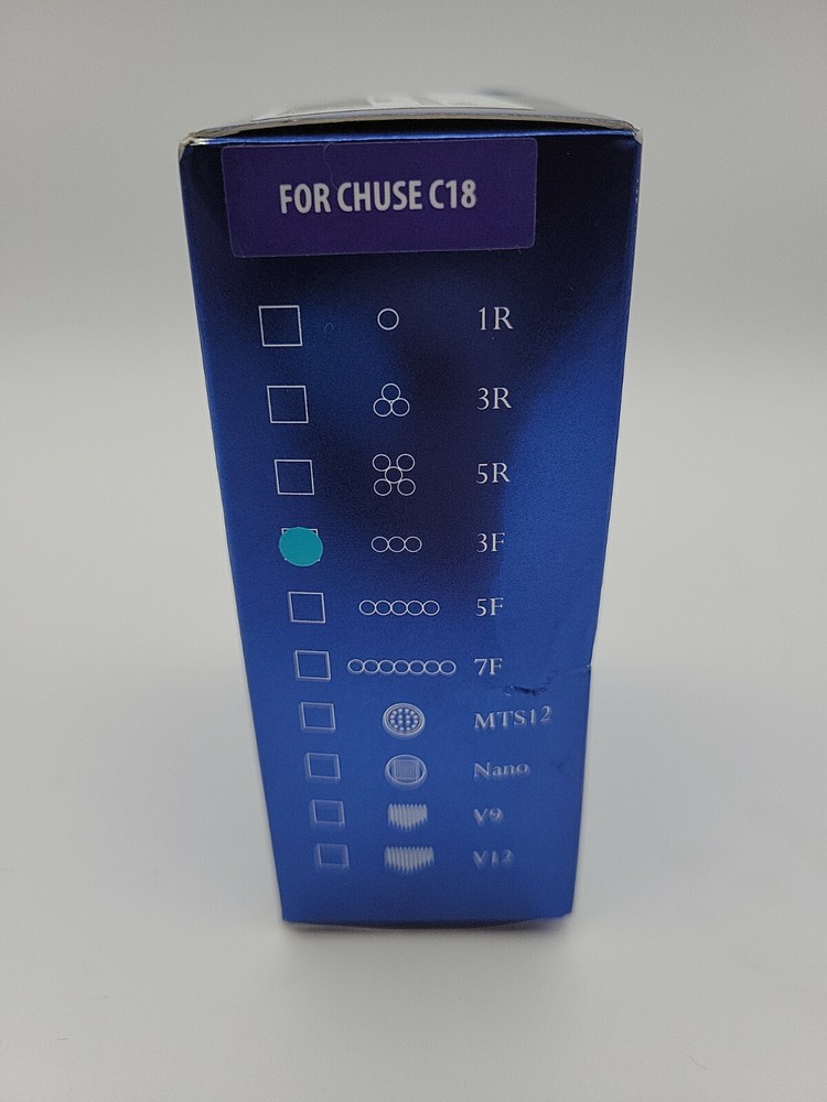 Chuse Tattoo Permanent Makeup Cartridge Needles Pins 3F For C18 Machine