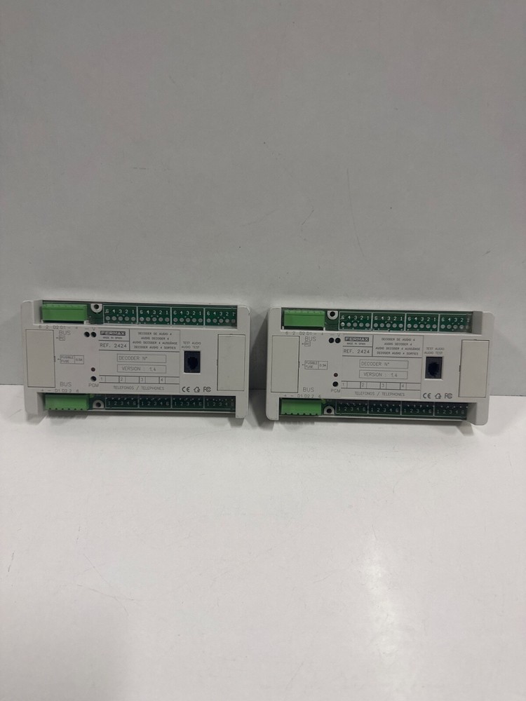 LOT OF 2 PCs FERMAX 4/W MDS AUDIO DECODER REF 2424