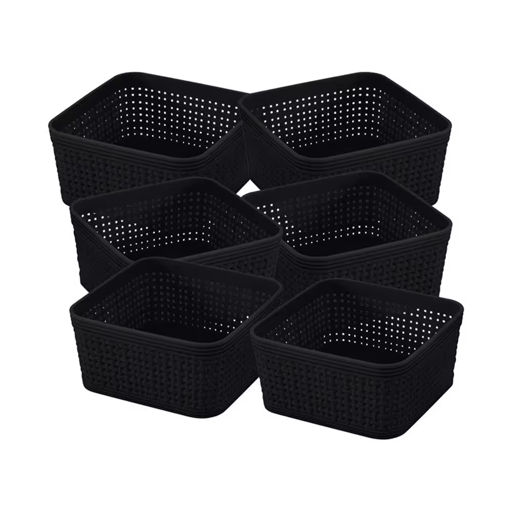 6-Pack Organizing Set in Black
