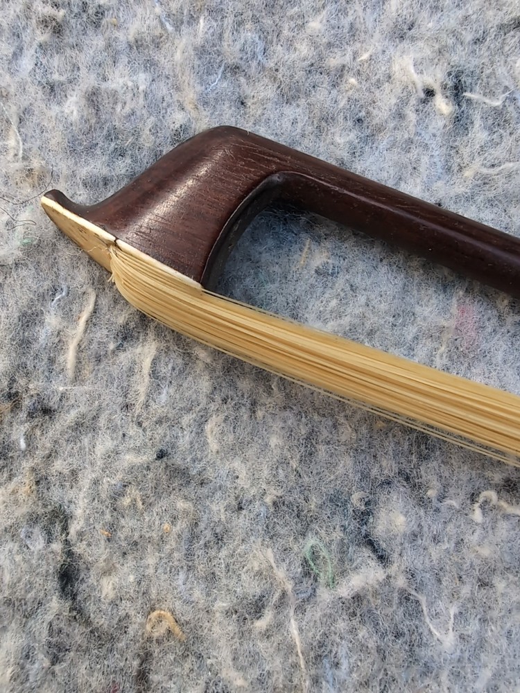 Vintage Violin Bow Has Small Fracture