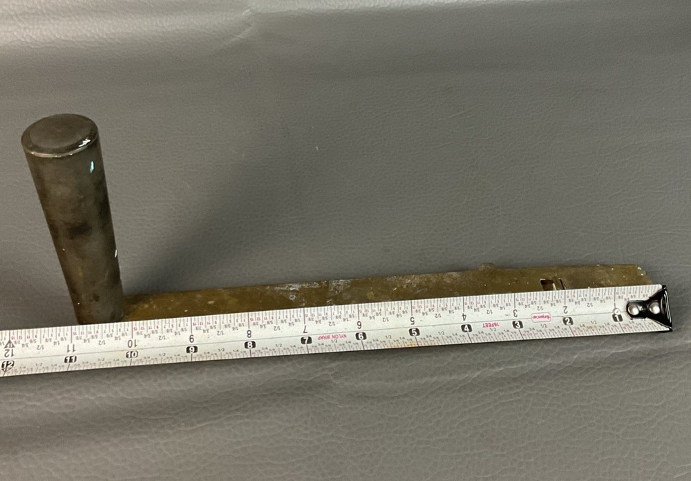Vintage bronze winch handle 10” long