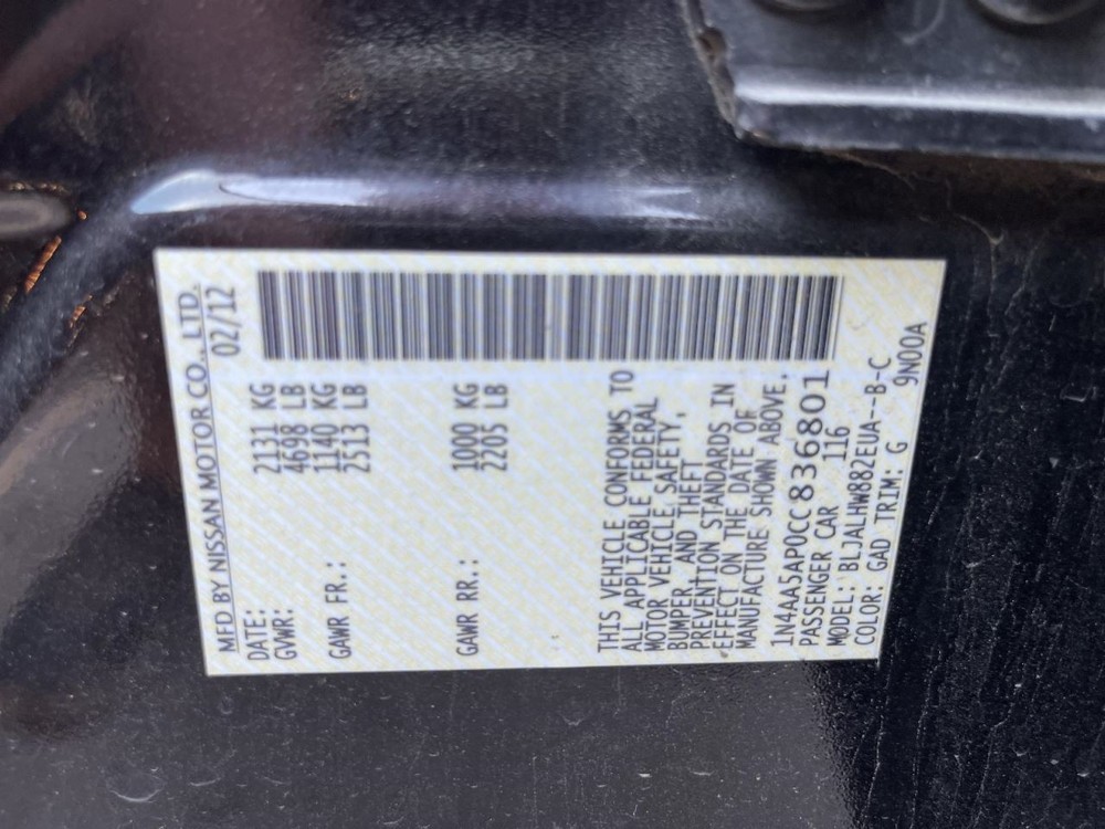 Information Screen Information Screen Control Fits 09-14 MAXIMA 978577