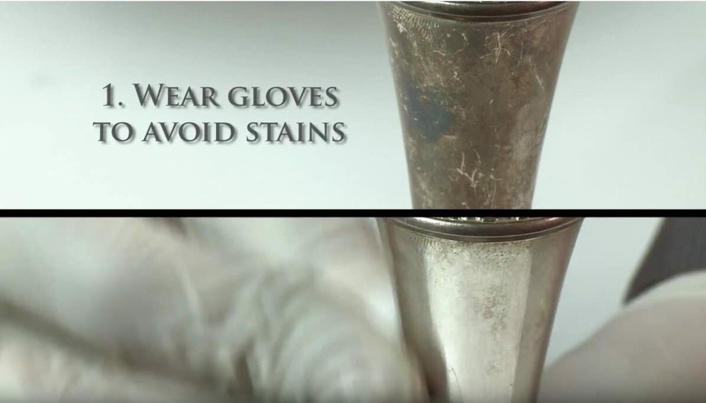 SILVER CLEANING MAINTENANCE SOLUTION - RENOVATE PLATES, PLATTERS OR TRAYS