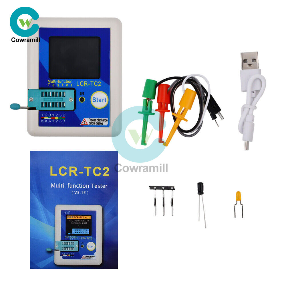 1.8'' Upgraded Version High-precision Transistor Tester LCR-TC2 V3.1E