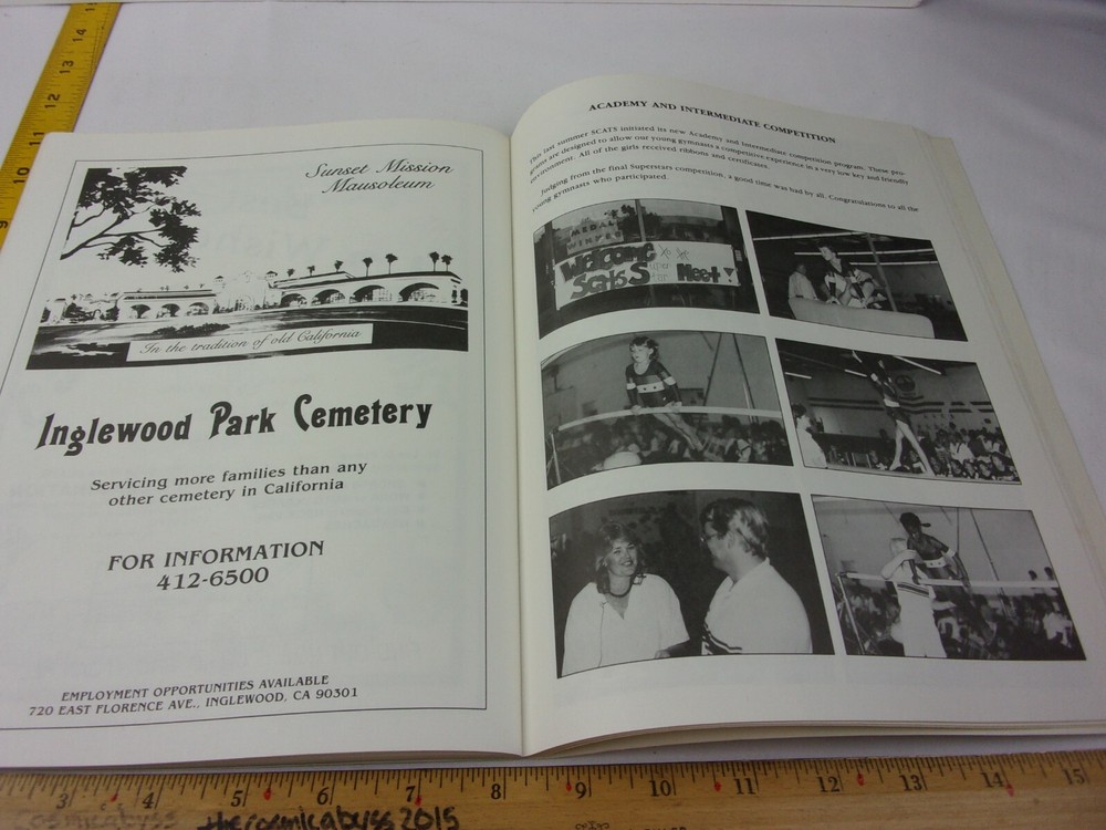 1987 SCATS Gymnastics program Cathy Rigby Olympics youth training org