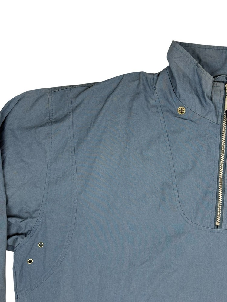 Reebok Blue Retro 1/4 Zip Pullover Jacket Large