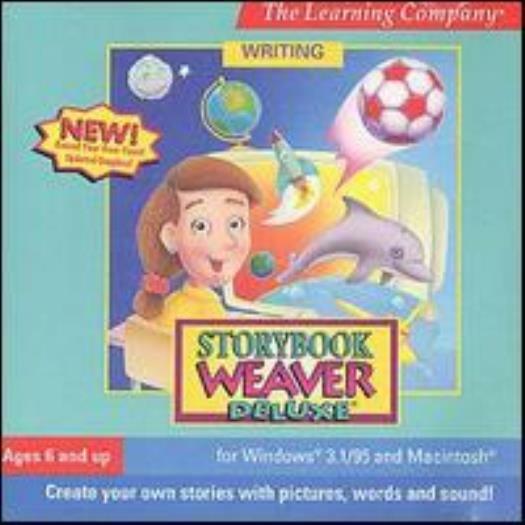Storybook Weaver 2.0 Deluxe PC CD create write stories creative writing tools!