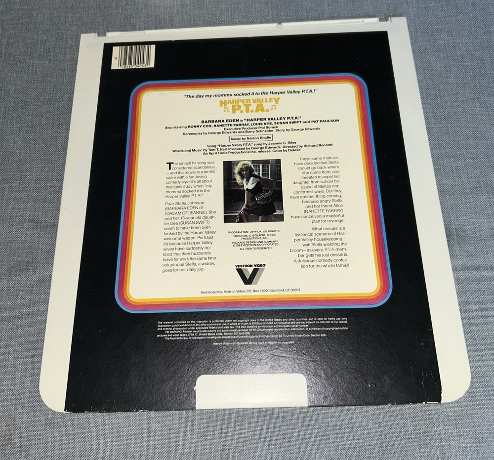 Harper Valley PTA CED Selectavision