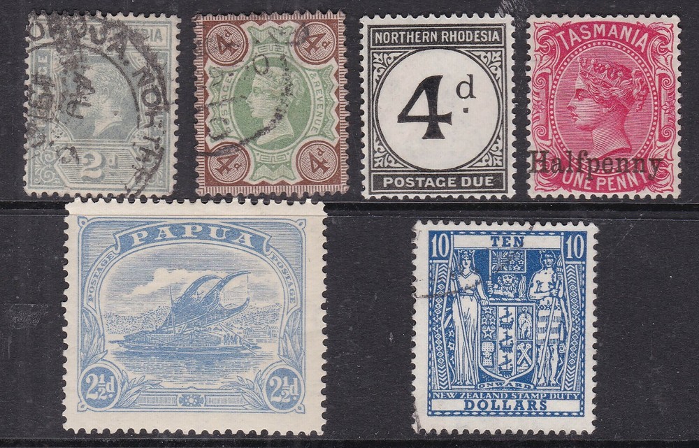 BRITISH COLONIES^^^  x6  hinged& used  KEYS  CLASSICS $ 70.00@  lar 356bc65