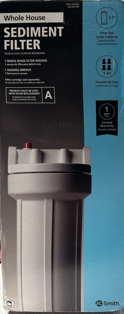 AO Smith AO-WH-PRE Whole House Sediment Filter #1074305